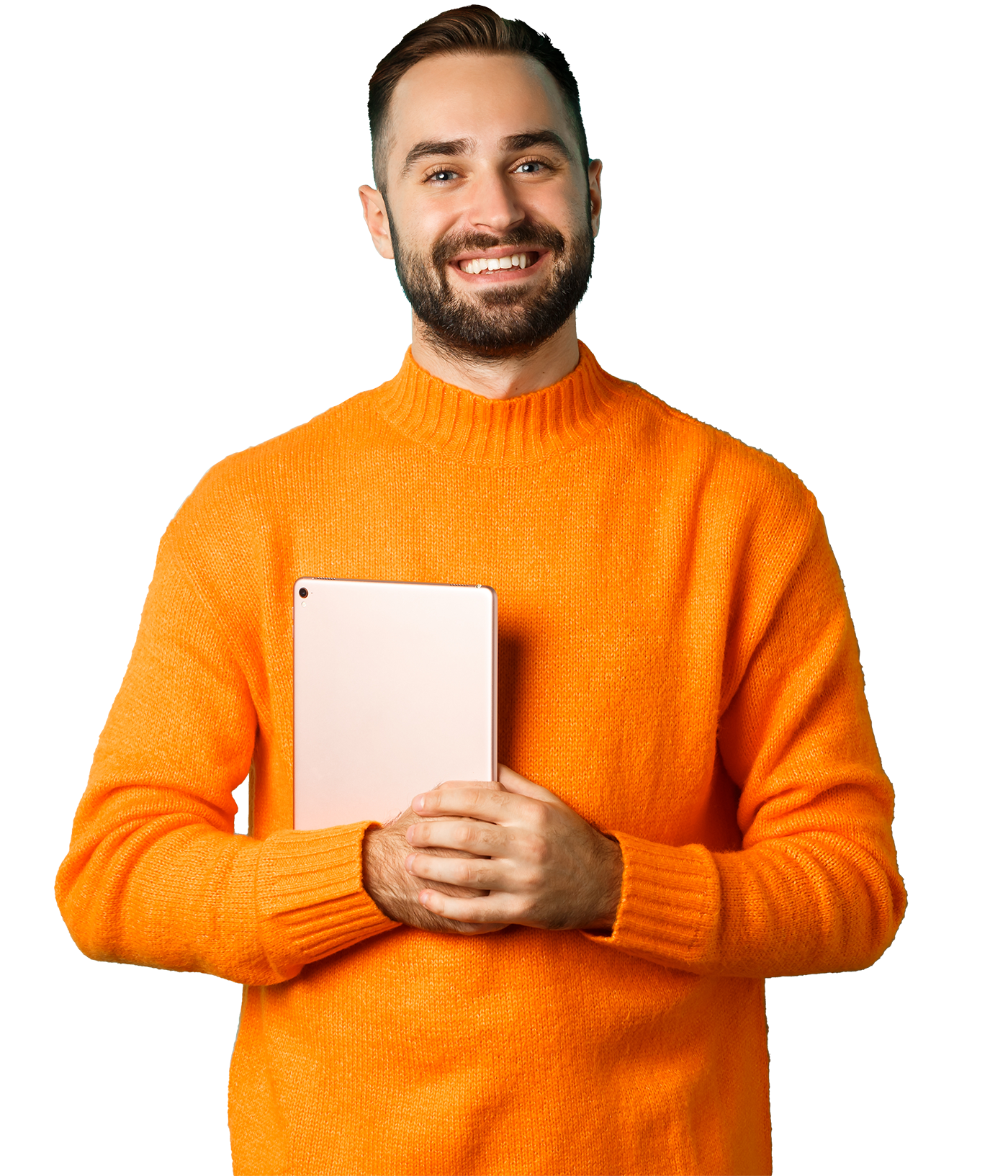 étudiant qui sourit